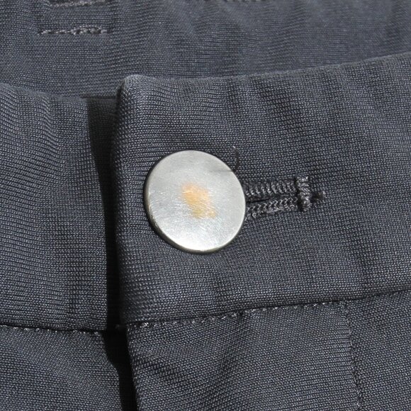 Lululemon Commission Pant Slim *Warpstreme 28" Obsidian Gray Chino Size 31 - Picture 5 of 14